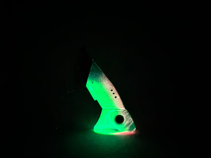 Vertical Minnow Blade Bait - Passion Fruit - Glow Series