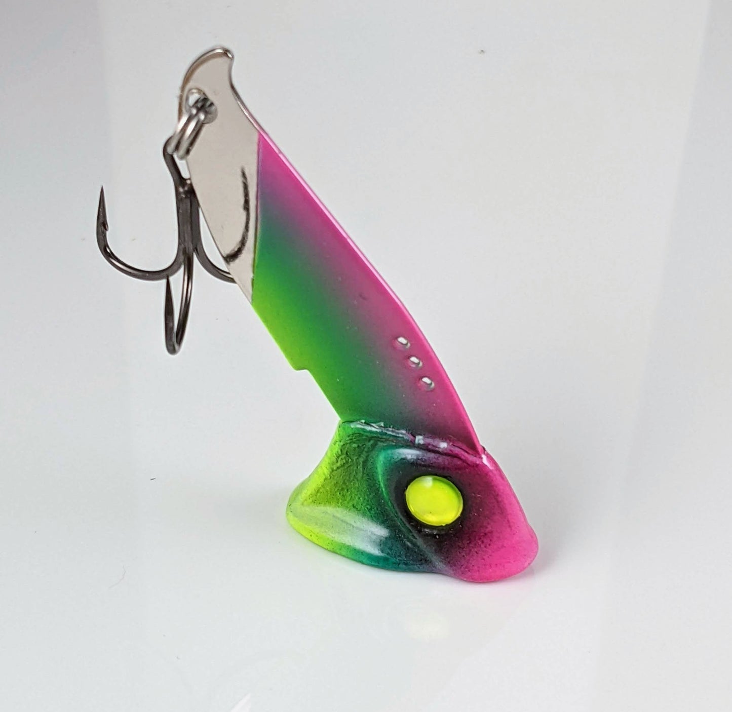 Vertical Jigs and Lures - Vertical Minnow Blade Bait - Fruit Stripes - Vertical Jigs and Lures Custom Vertical Minnow
