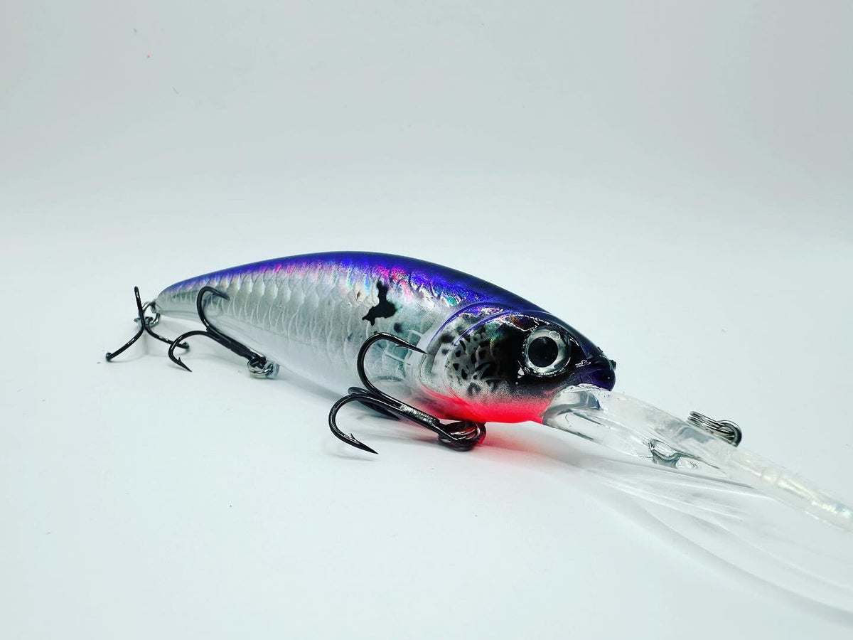 Shad Back Havoc Series Deep: HD-30 - Purple Back Shad by Vertical Jigs and Lures