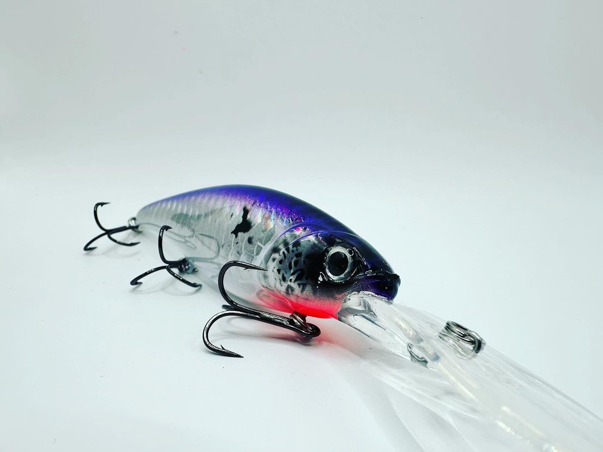 Shad Back Havoc Series Deep: HD-30 - Purple Back Shad by Vertical Jigs and Lures