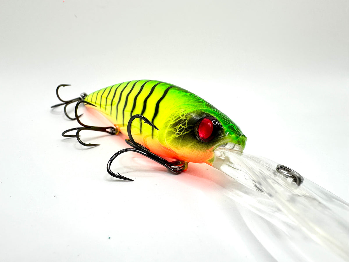 detroit tigers fishing lure Havoc Series Deep: HD-30 ProFISHiency Drip Green 7 The small lip of Size:14000 Fly Tying Skill Builder #34