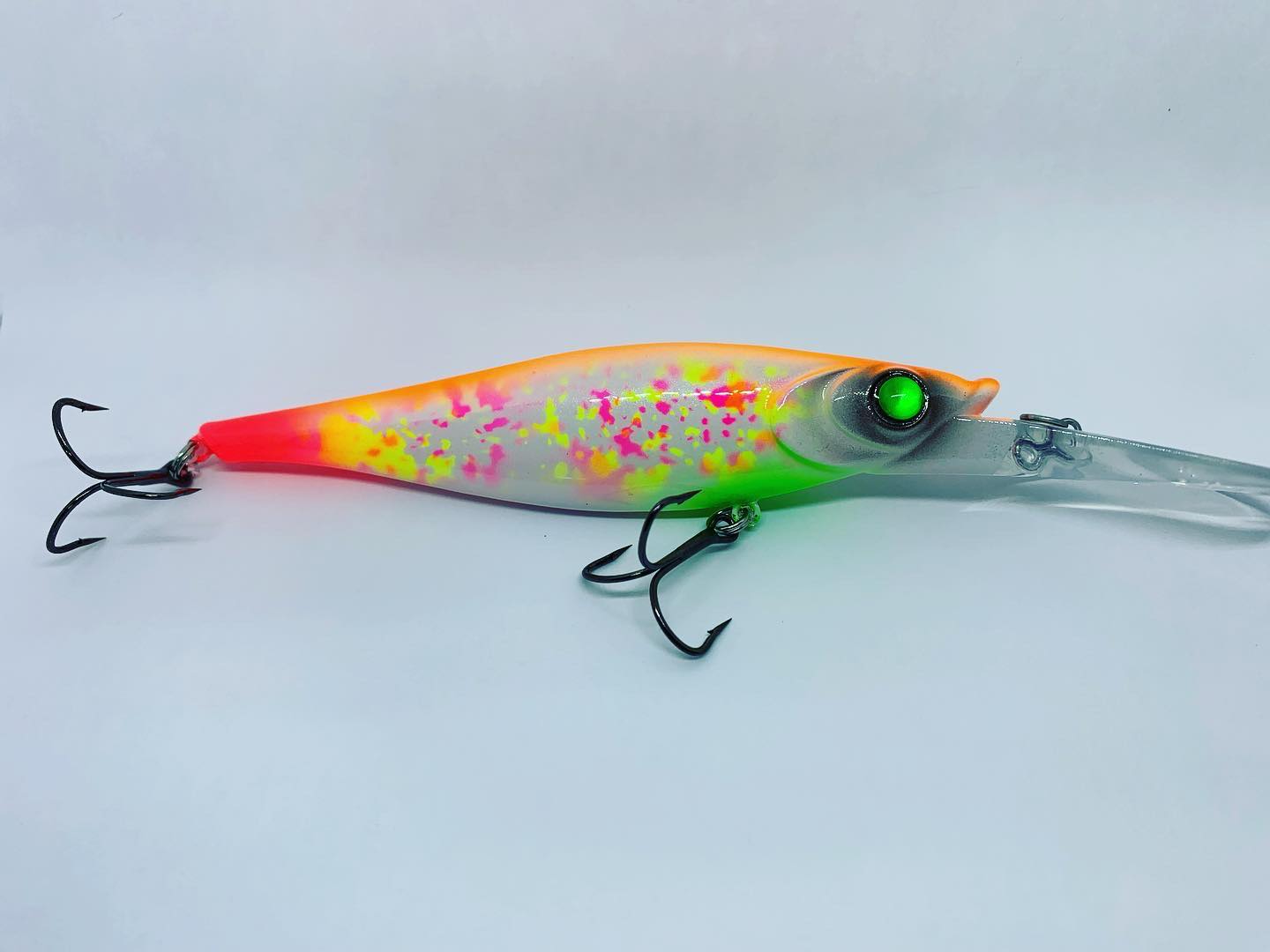 Walleye Nation Creations - Electric Confetti - Vertical Jigs and Lures Custom WNC Reaper