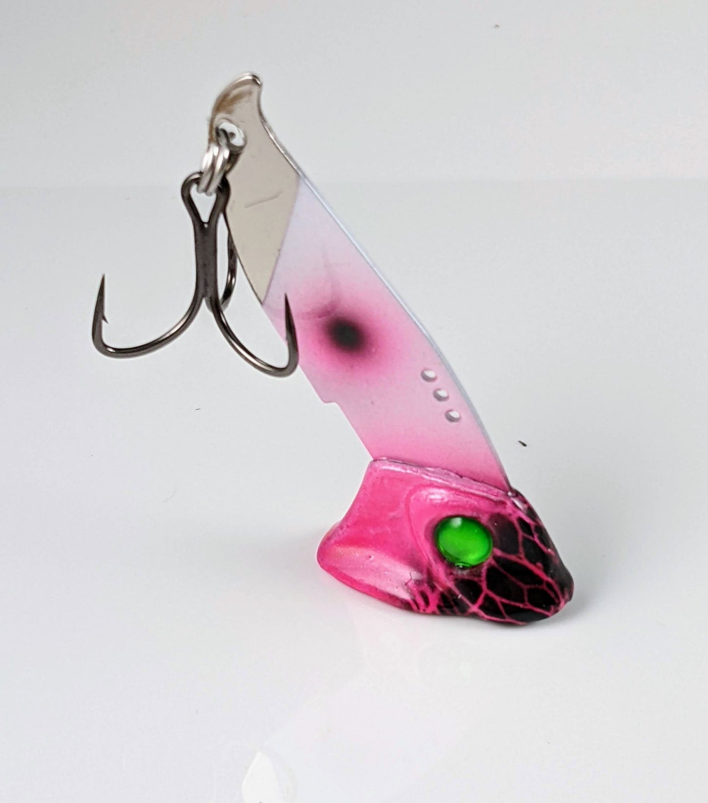 Vertical Minnow Blade Bait - Pink Magic