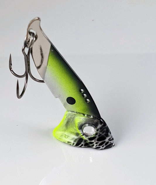 Vertical Jigs and Lures - Vertical Minnow Blade Bait - Shiner - Vertical Jigs and Lures Custom Vertical Minnow