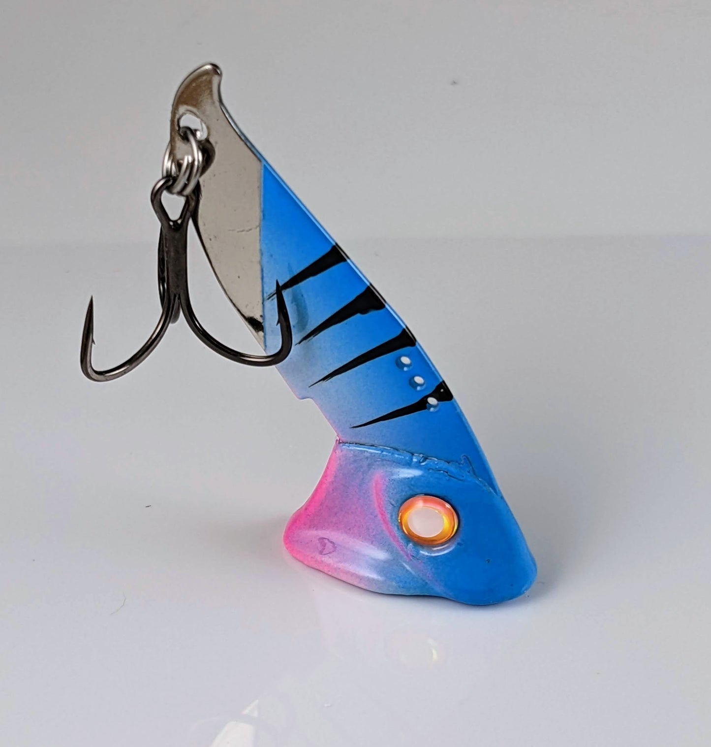 Vertical Jigs and Lures - Vertical Minnow Blade Bait - Blue Shiner - Vertical Jigs and Lures Custom Vertical Minnow