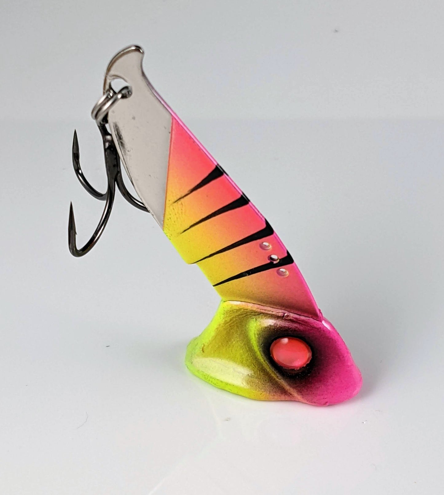 Vertical Jigs and Lures - Vertical Minnow Blade Bait - Sunset - Vertical Jigs and Lures Custom Vertical Minnow