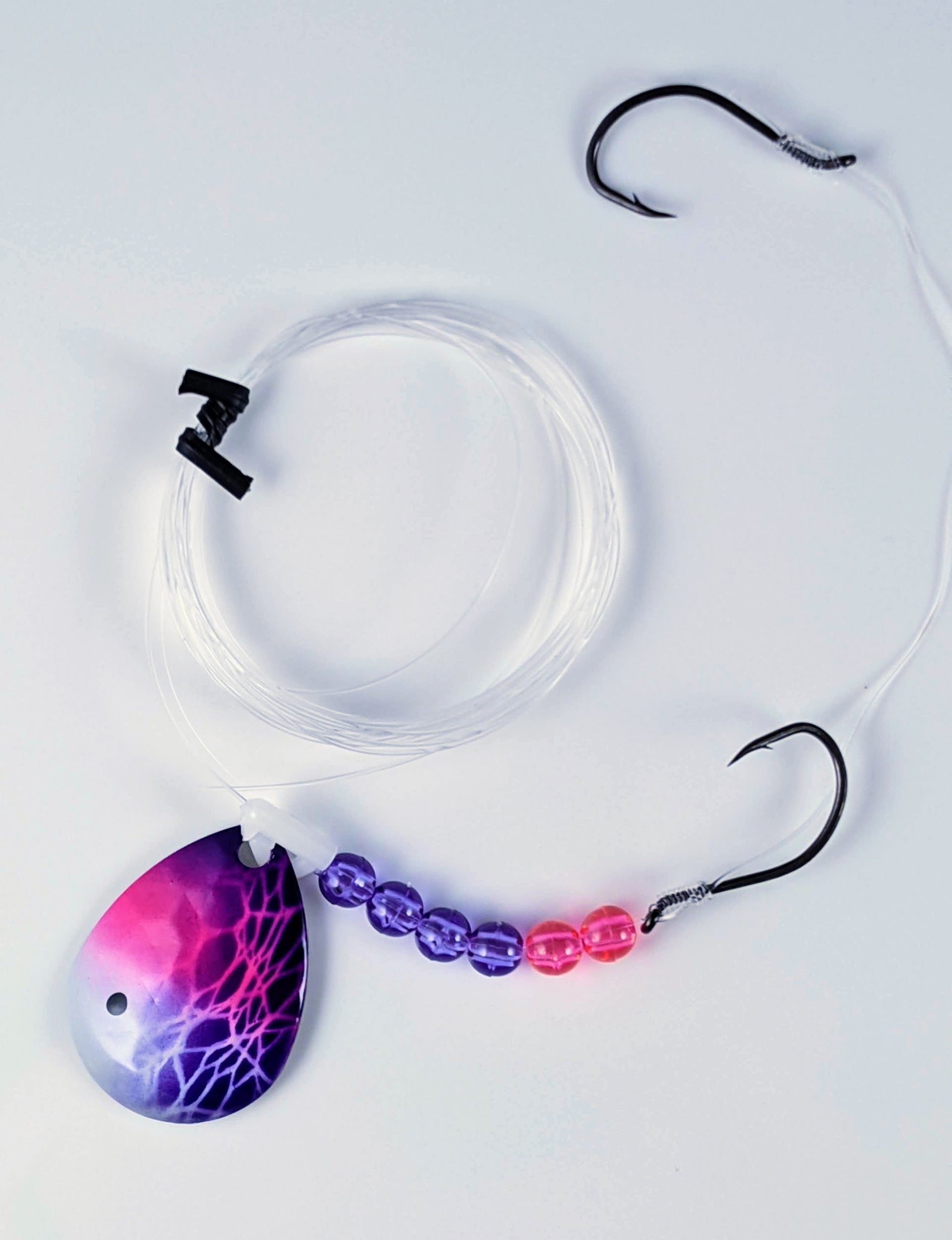 Pro-Series Crawler Harness - Purple Lady by Vertical Jigs and Lures