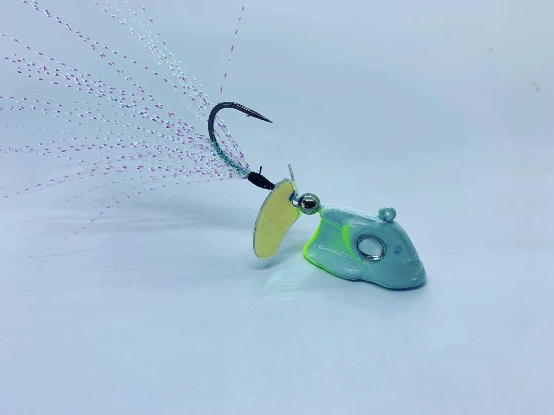 Vertical Jigs and Lures - Classic Pearl - Vertical Jigs and Lures Custom Ghost Jig