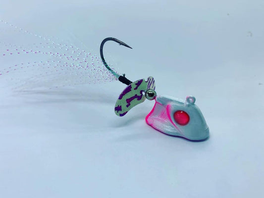 Vertical Jigs and Lures - Pink Lady - Vertical Jigs and Lures Custom Ghost Jig